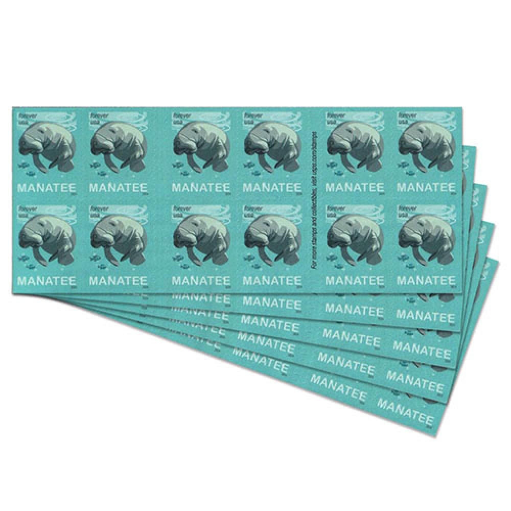 2024 USPS Save Manatees Forever Stamps